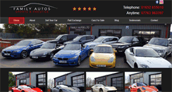 Desktop Screenshot of familyautos.co.uk